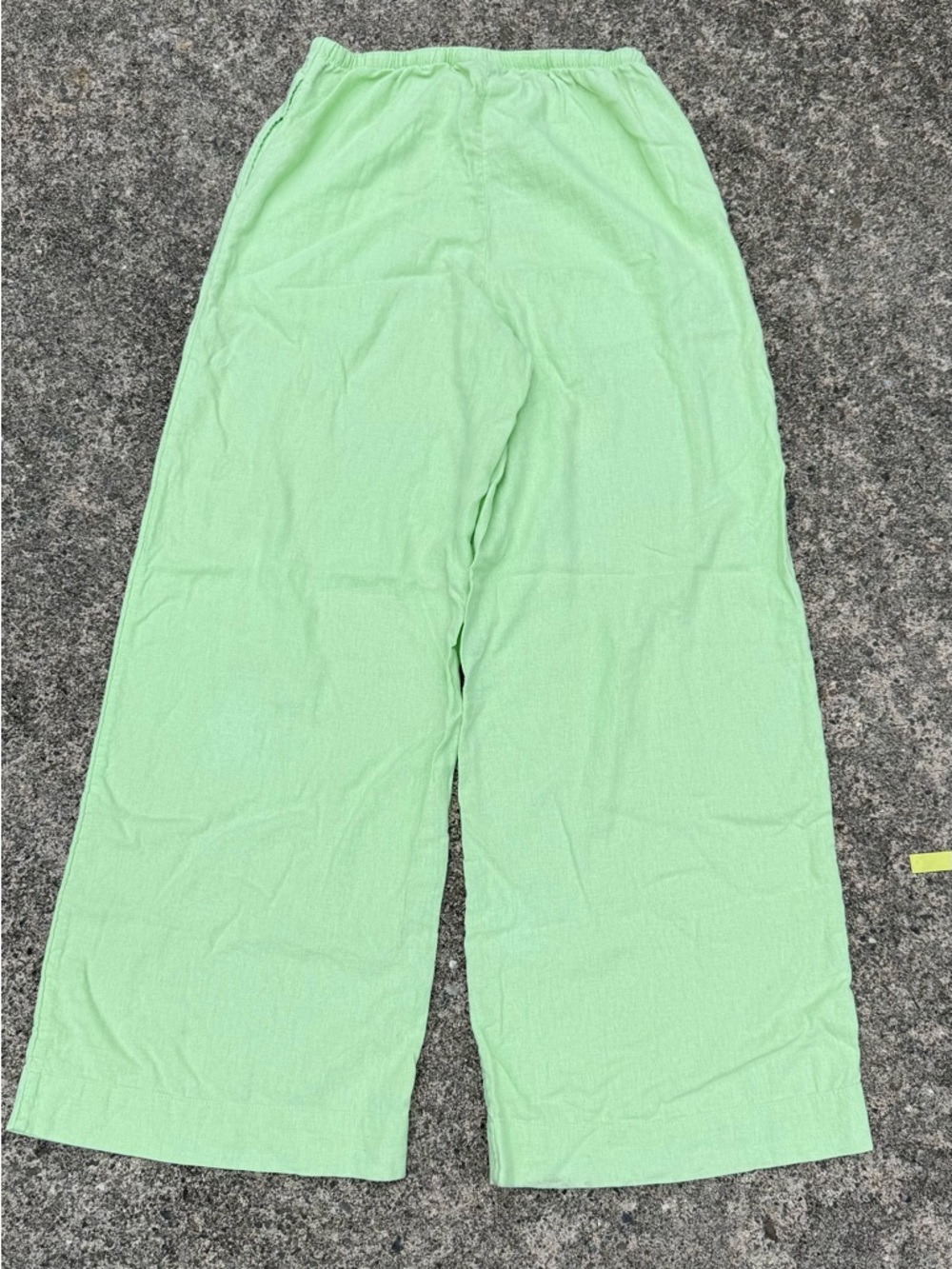 A New Day Women's High-Rise Wide Leg Linen Pull-On Pants Size S - Picture 8 of 9